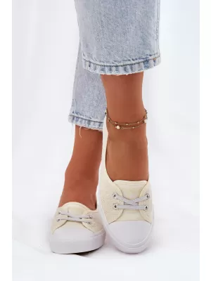 Női tornacipő LEE COOPER LCW-25-31-3445L BÉZS
