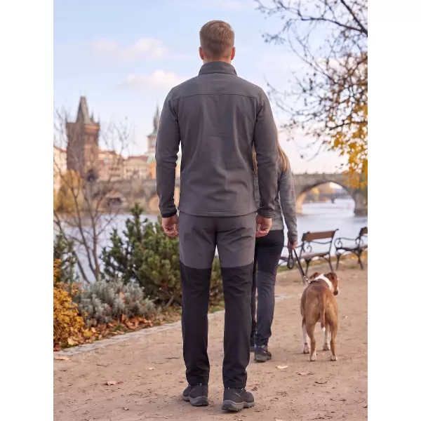  Férfi softshell nadrág ALPINE PRO AKAN 3 FEKETE 