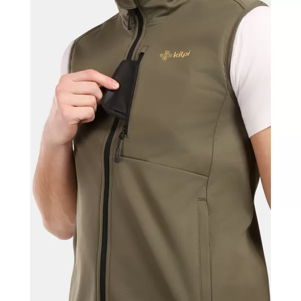  Férfi softshell mellény KILPI NOIL-M 1M0116KI KHAKI 