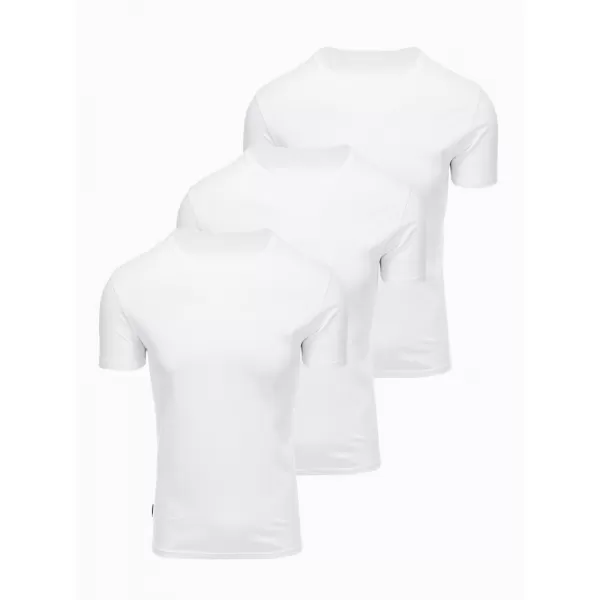  Férfi póló OMBRE OM-TSBS-0268 FEHÉR 