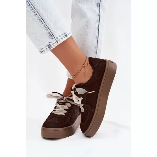  Női tornacipő BIG STAR SHOES UU274004 BARNA 