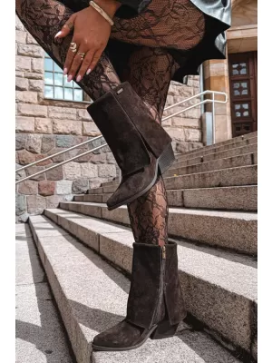 Női csizma BIG STAR SHOES UU274115 BARNA/BÉZS ÁRNYÉKOK