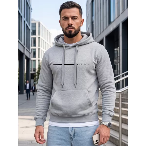  Férfi pulóver DSTREET NX5128BX-02-09 VILÁGOSSZÜRKE 
