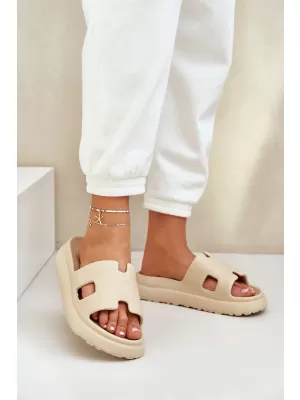 Női papucs BOTO BG198 KHAKI