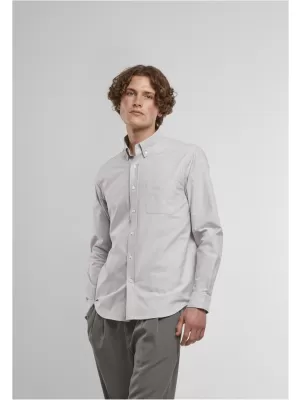 Férfi ing URBAN CLASSICS TB8094 VILÁGOS MENNYDÖRGÉS SZÜRKE