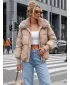Női kabát DSTREET TY5816 KARAMELLA