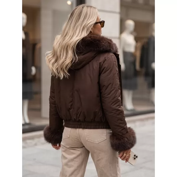  Női kabát DSTREET TY5998 BARNA 
