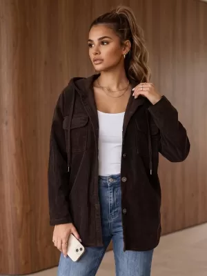 Női kabát DSTREET TY6050 BARNA