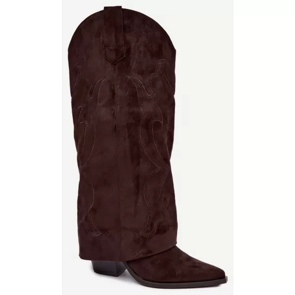  Női cowboy csizma BOTO 2588A BARNA 