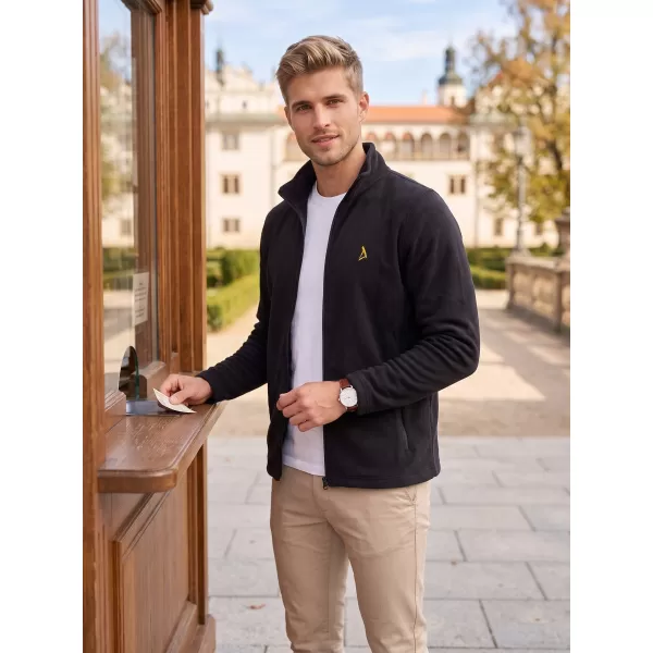  Férfi polár pulóver ALTISPORT ALM002852 FEKETE ÉS ARANY 