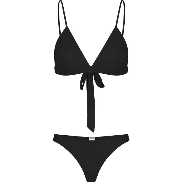 Női bikini alsó NORDBLANC TWINKLE NBSSS8242 FEKETE 