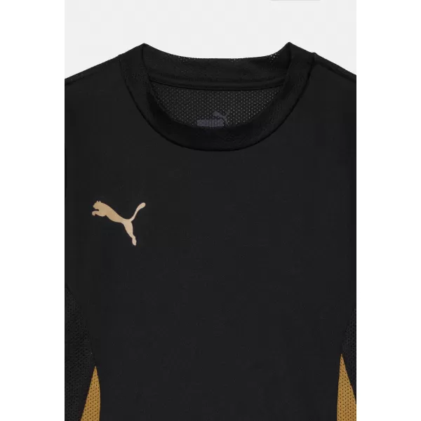  Gyermek sportpóló PUMA TEAMGOAL MATCHDAY JERSEY JR 70574828 PUMA FEKETE/PUMA ARANY/MATT ARANY 