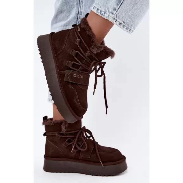  Női hóemberek BIG STAR SHOES UU274316 BARNA/BÉZS ÁRNYÉKOK 