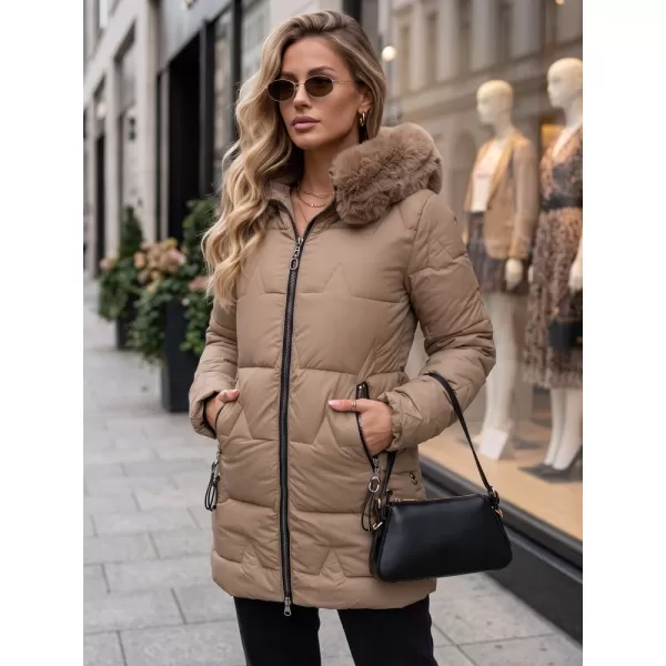 Női kabát DSTREET TY5735 BÉZS 