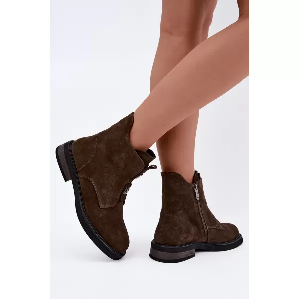  Női cipők D&A CR62-3334 KHAKI 