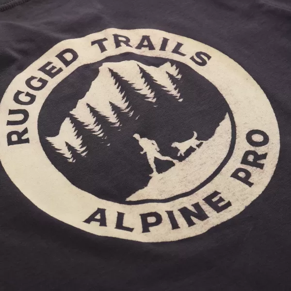  Férfi póló ALPINE PRO TERMES 4 OBSZIDIÁN VARIÁNS PA 