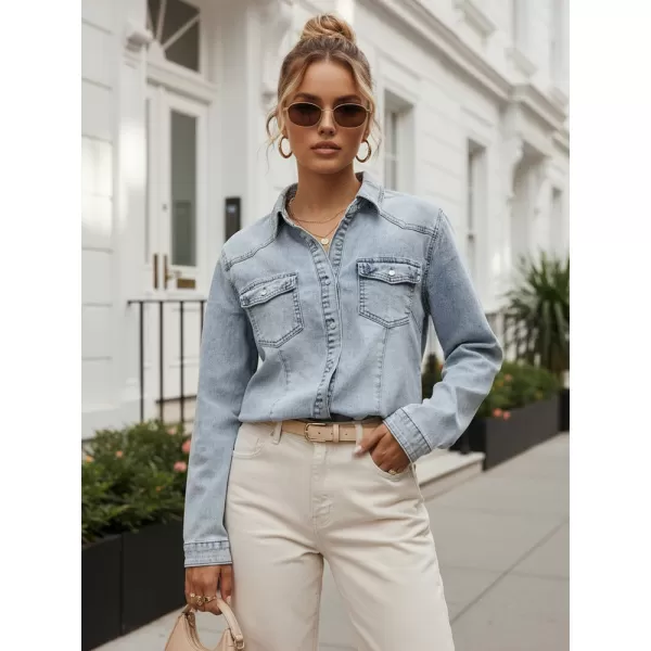  Női ing DSTREET DY0489 KÉK 