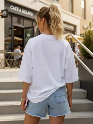 Női póló DSTREET NX9005RY-WH-O FEHÉR