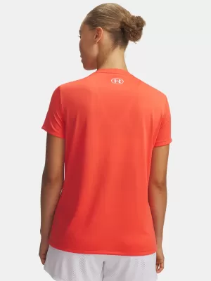 Női póló UNDER ARMOUR TECH SSV- SOLID 1384229-690 PIROS