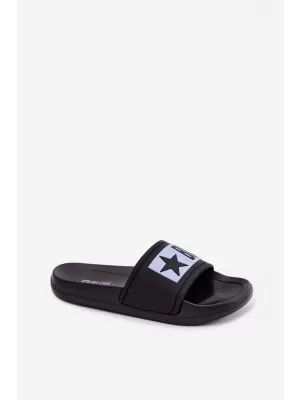 Gyermek papucs BIG STAR SHOES TT374A003 FEKETE/KÉK
