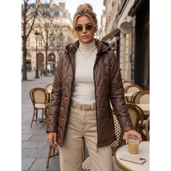  Női kabát DSTREET TY5796 BARNA 