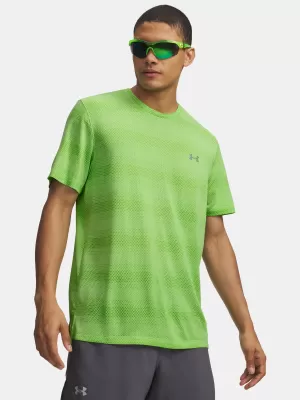 Férfi póló UNDER ARMOUR VELOCITI SS 6009517-712 ZÖLD