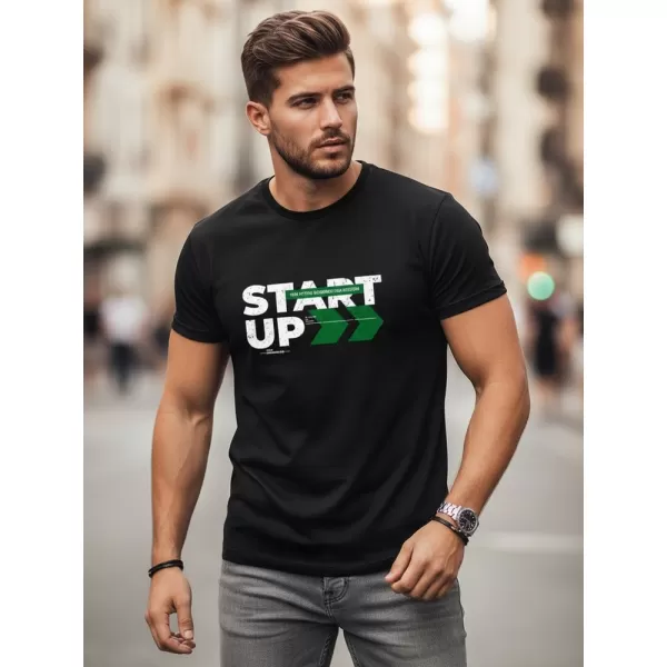  Férfi póló DSTREET NX0150R-BK FEKETE 