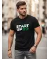 Férfi póló DSTREET NX0150R-BK FEKETE