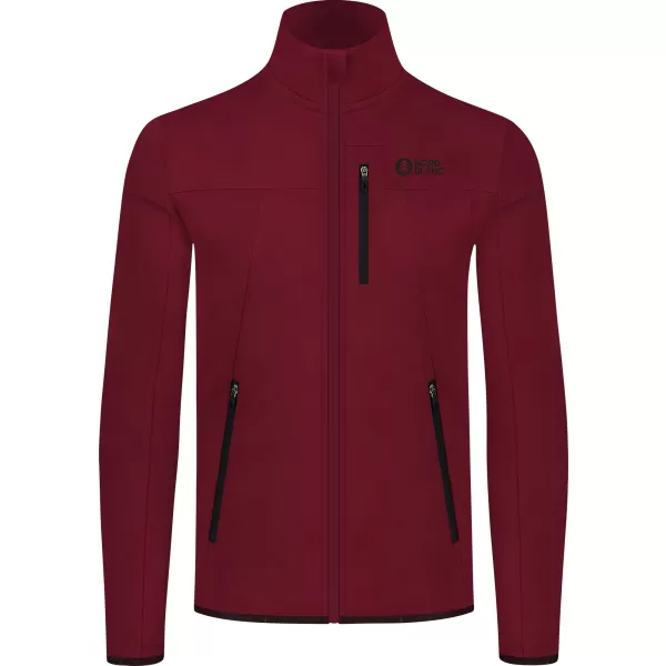 Férfi powerfleece pulóver NORDBLANC MORASS NBSFM8335 BURGUNDIA 