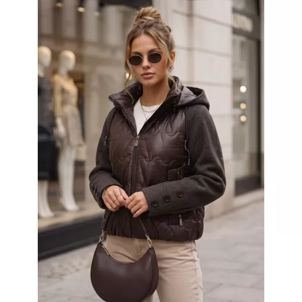  Női kabát DSTREET TY5935 BARNA 