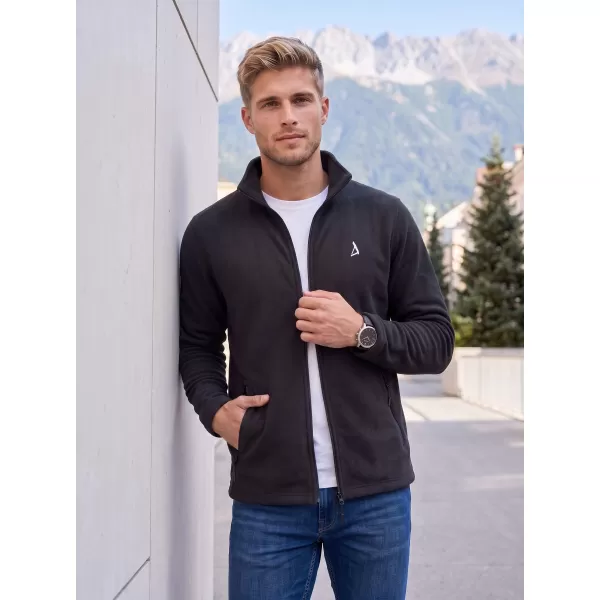 Férfi polár pulóver ALTISPORT ALM002852 FEKETE ÉS EZÜST 