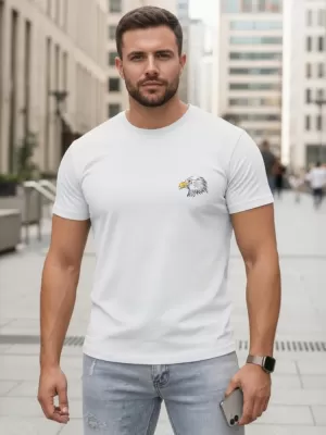 Férfi póló DSTREET NX0148R-WH FEHÉR