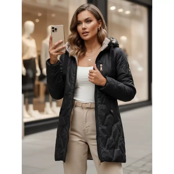  Női kabát DSTREET TY5768 FEKETE 