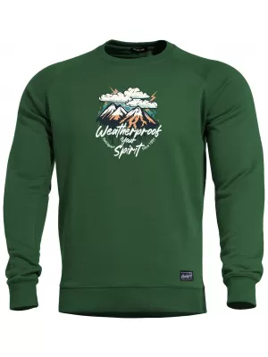 Férfi pulóver PENTAGON HAWK WEATHERPROOF K09019-WE TAVASZI ZÖLD
