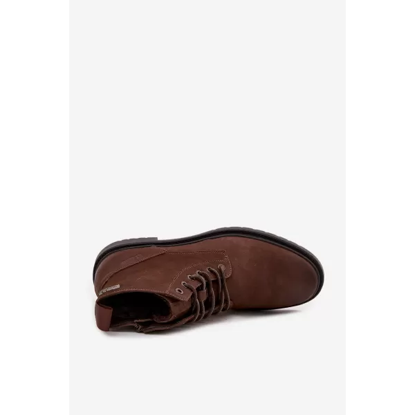  Férfi bokacsizma BIG STAR SHOES OO174149 BARNA/BÉZS 
