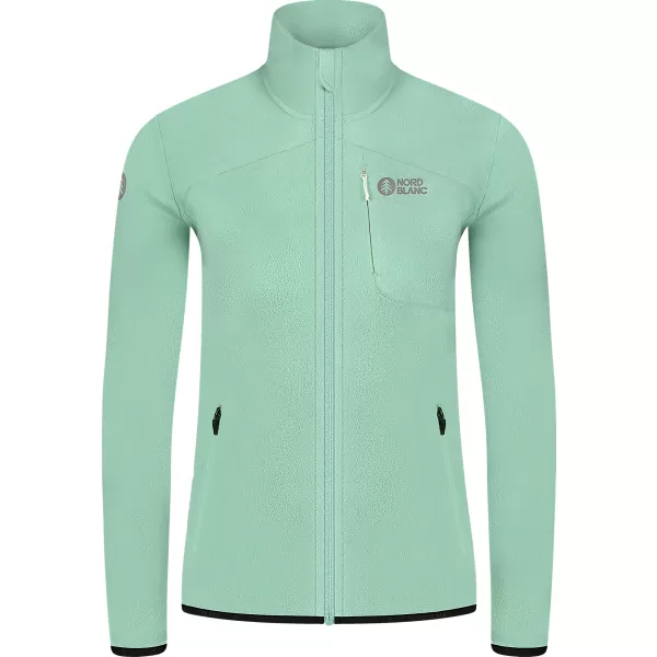  Női könnyű polár pulóver NORDBLANC MAPLE NBSFL8374 ZÖLD 