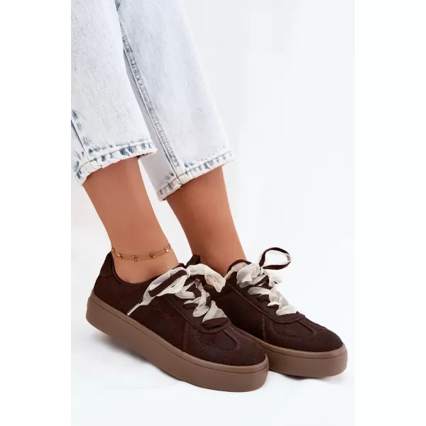  Női tornacipő BIG STAR SHOES UU274004 BARNA 
