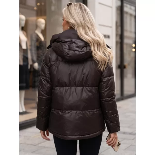  Női kabát DSTREET TY5965 BARNA 