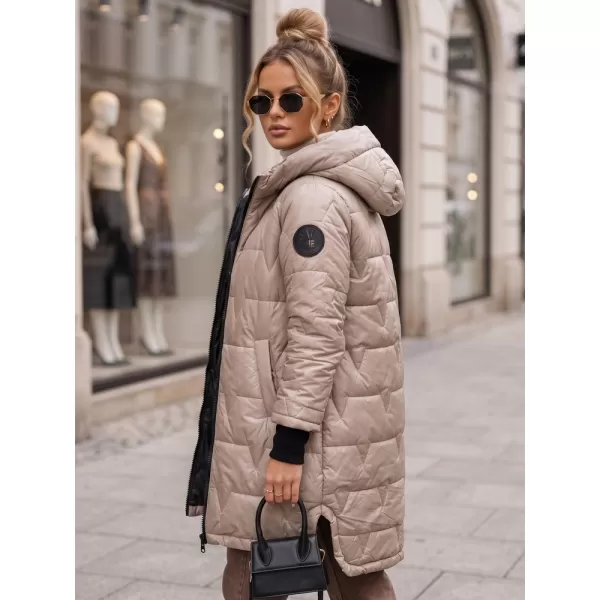  Női kabát DSTREET TY5790 KARAMELLA 