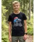 Gyermek póló ALPINE PRO ECOMO 4 FEKETE VÁLTOZAT PC