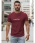 Férfi póló DSTREET NX5127R-BU BURGUNDIA