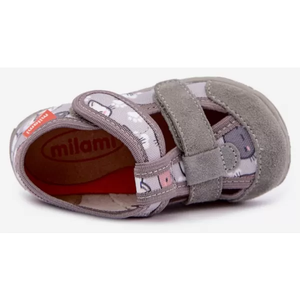  Gyermek papucs MILAMI 118/BR-34 SZÜRKE 