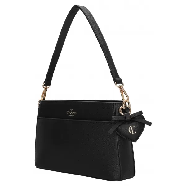  Kézitáska CHARM LONDON Cambridge W01060 Black FEKETE 