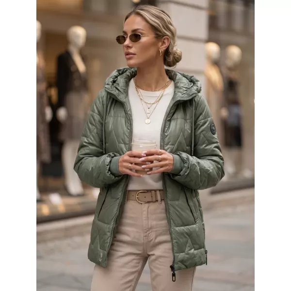  Női kabát DSTREET TY5802 ZÖLD 