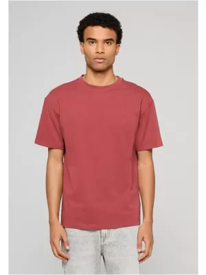 Férfi póló URBAN CLASSICS TB8012-22403 SÜLT ALMA PIROS
