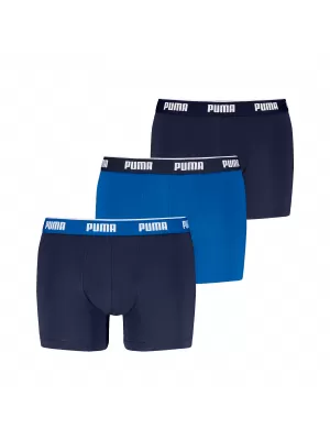 Férfi boxerek PUMA MEN BOXERS 3P 94713006 KÉK KOMBÓ