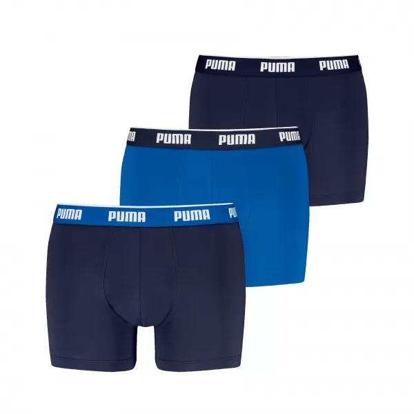  Férfi boxerek PUMA MEN BOXERS 3P 94713006 KÉK KOMBÓ 