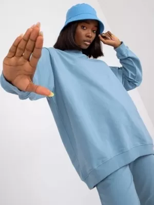 Női pulóver BASIC FEEL GOOD AP-BL-A-R001 VILÁGOSKÉK