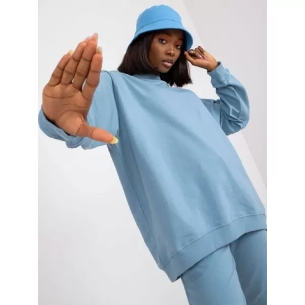  Női pulóver BASIC FEEL GOOD AP-BL-A-R001 VILÁGOSKÉK 