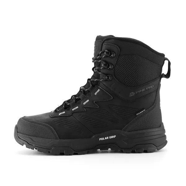  Férfi téli csizma ALPINE PRO CARON FEKETE 